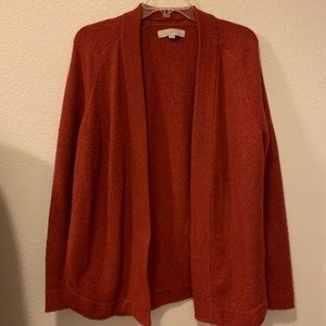 Loft Petite Burnt Orange Cardigan